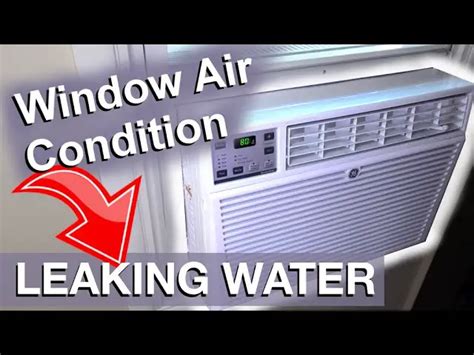 window unit leaking water inside|6 Reasons Why Your Window AC is Leaking Water